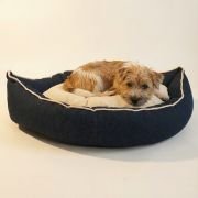 canoe dog bed available in medium and large sizes