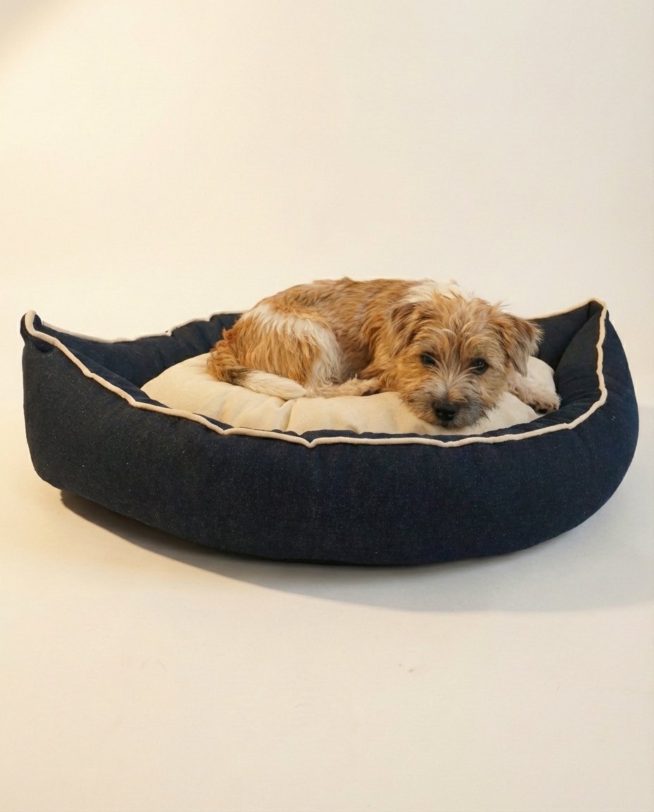 canoe dog bed available in medium and large sizes