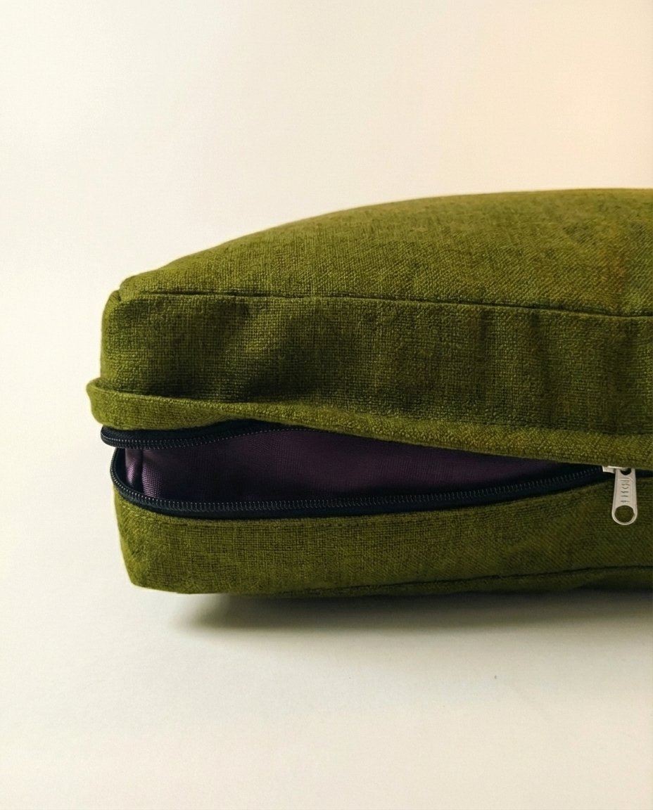 chewproof dog bed with removable cover with hidden zipper