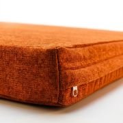 orthopaedic dog bed with dual layer foam and plush removable cover