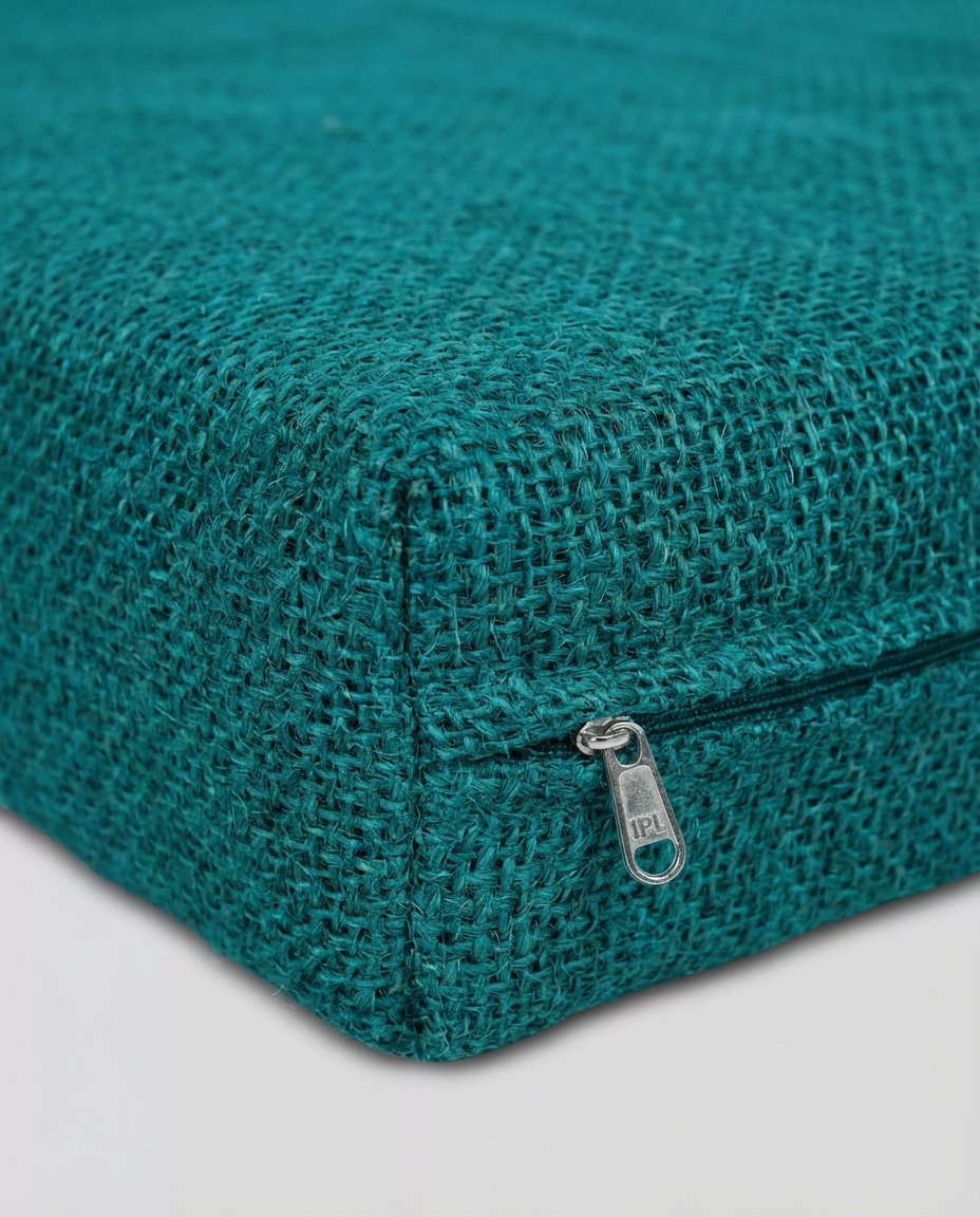 jute dog bed cover orthopedic in natural earthy tones