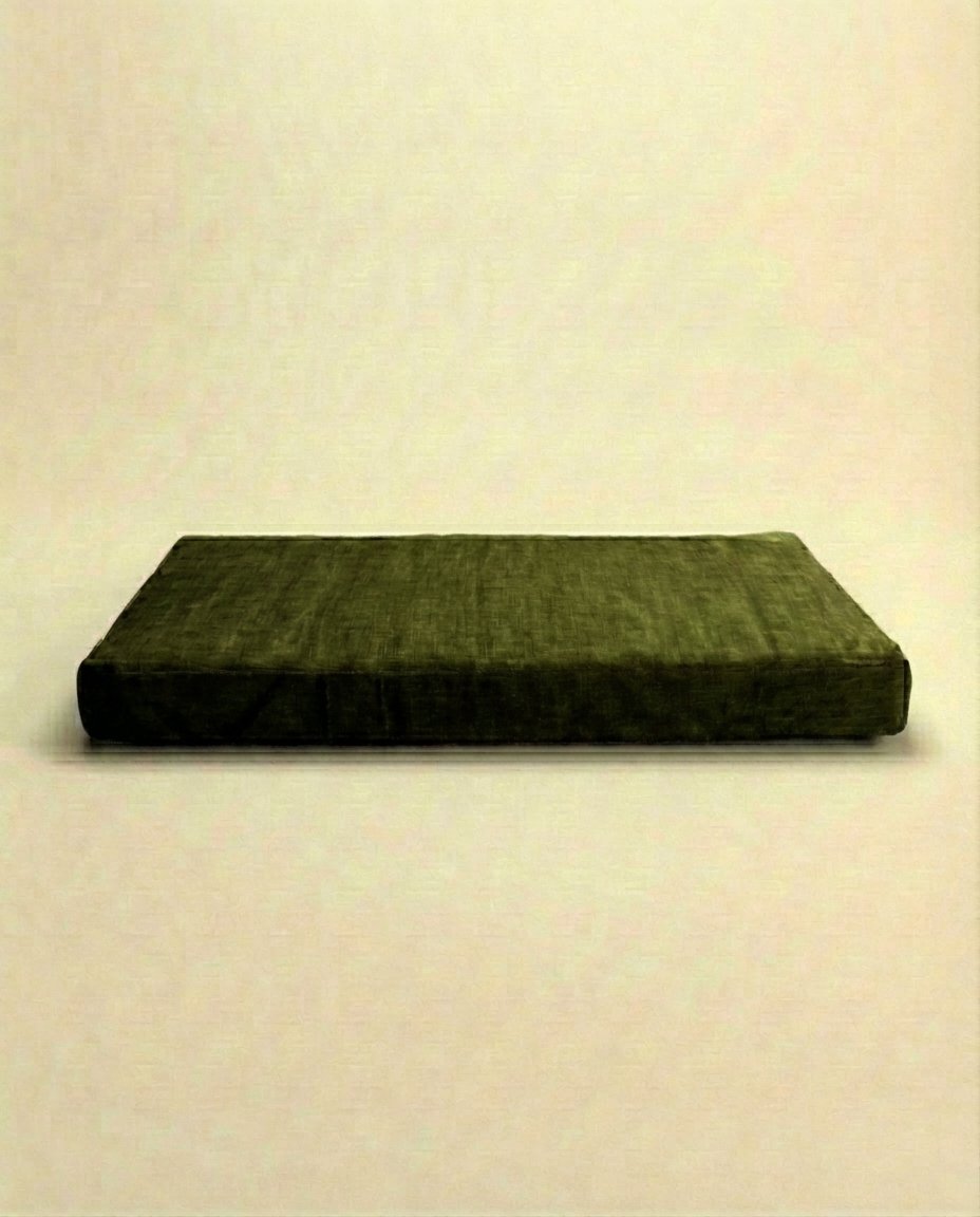 orthopedic dog bed green