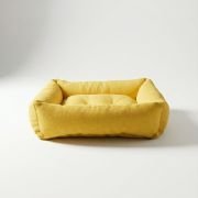 Classic Bolster Dog Bed Yellow