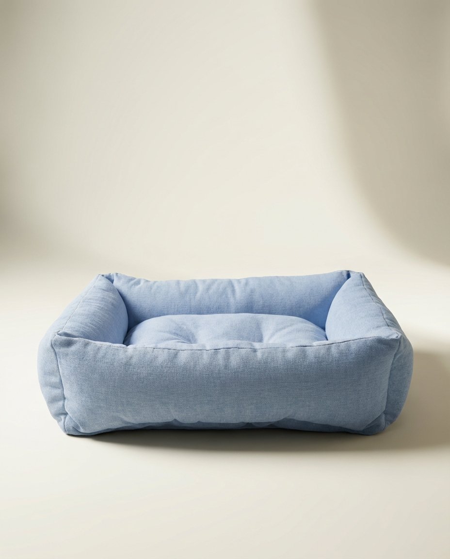 Classic Bolster Dog Bed Blue