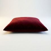 waterproof dog bed maroon