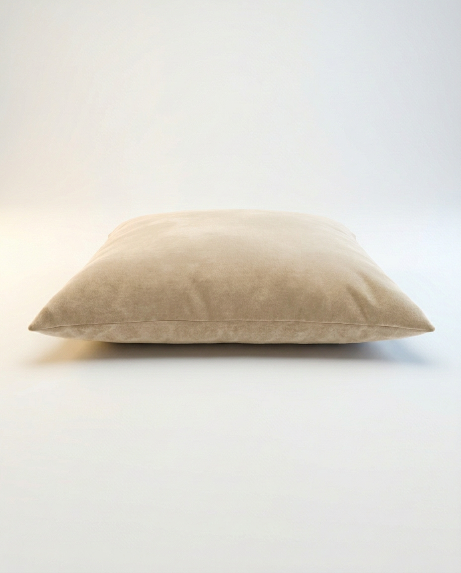 waterproof dog bed beige