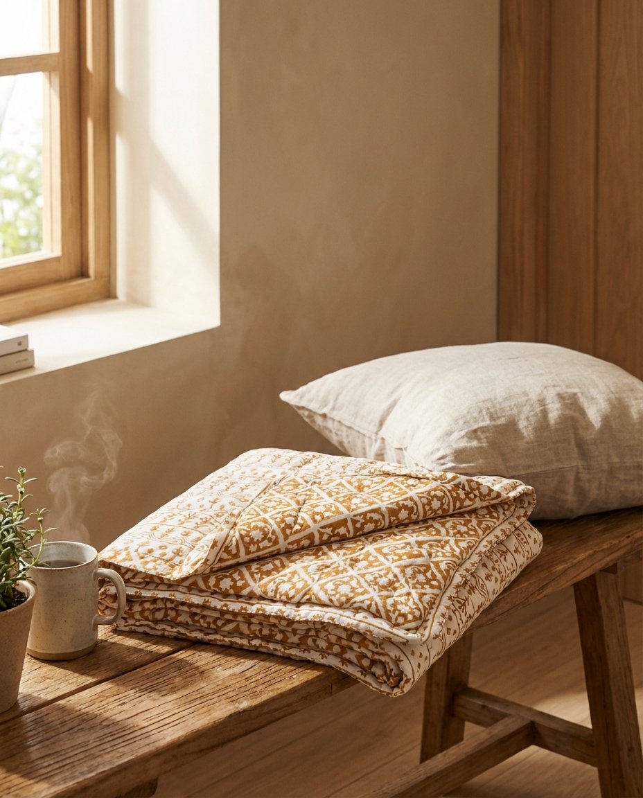 reversible cotton dog blanket showing both printed sides